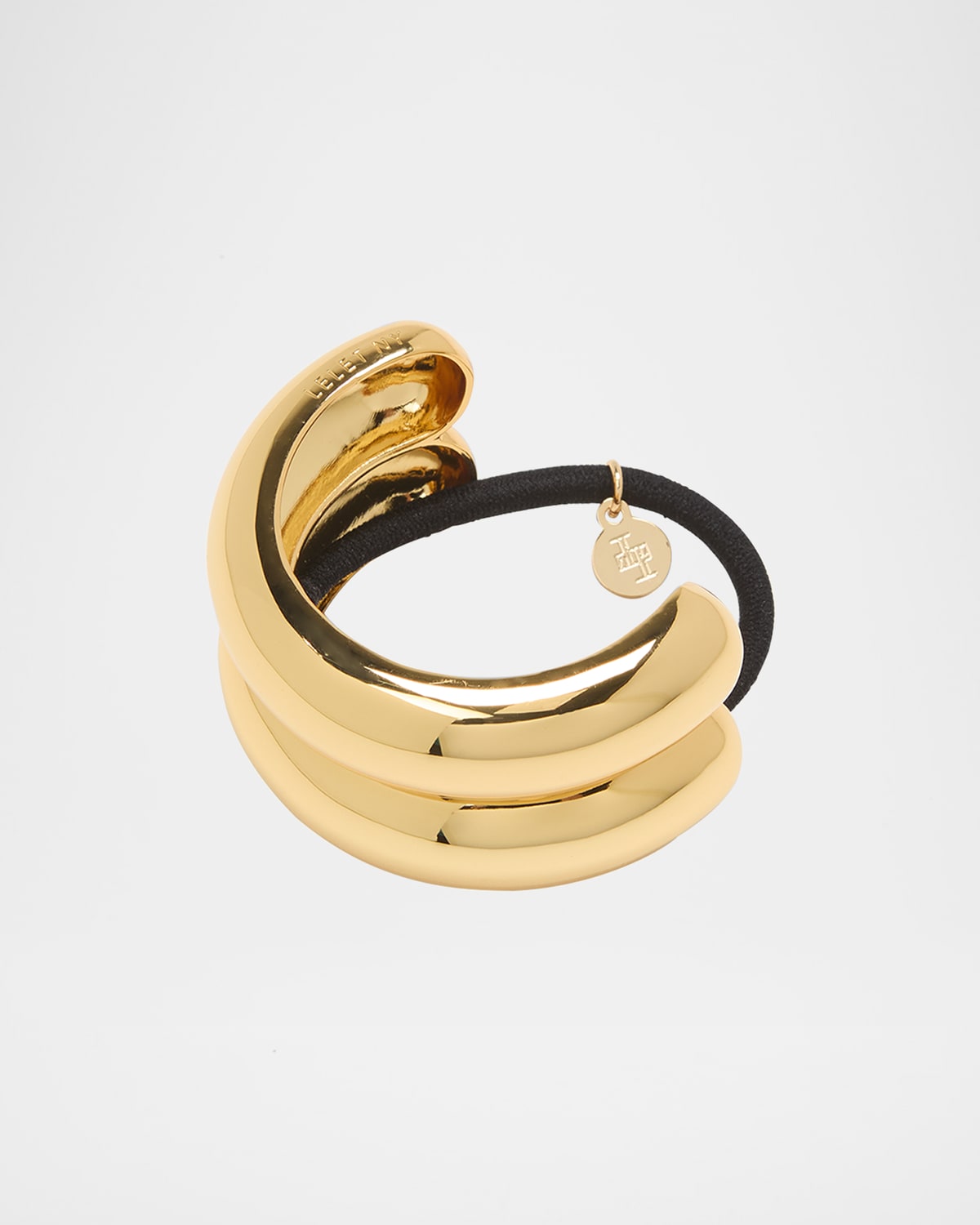Glossy Double Arch Ponytail Cuff