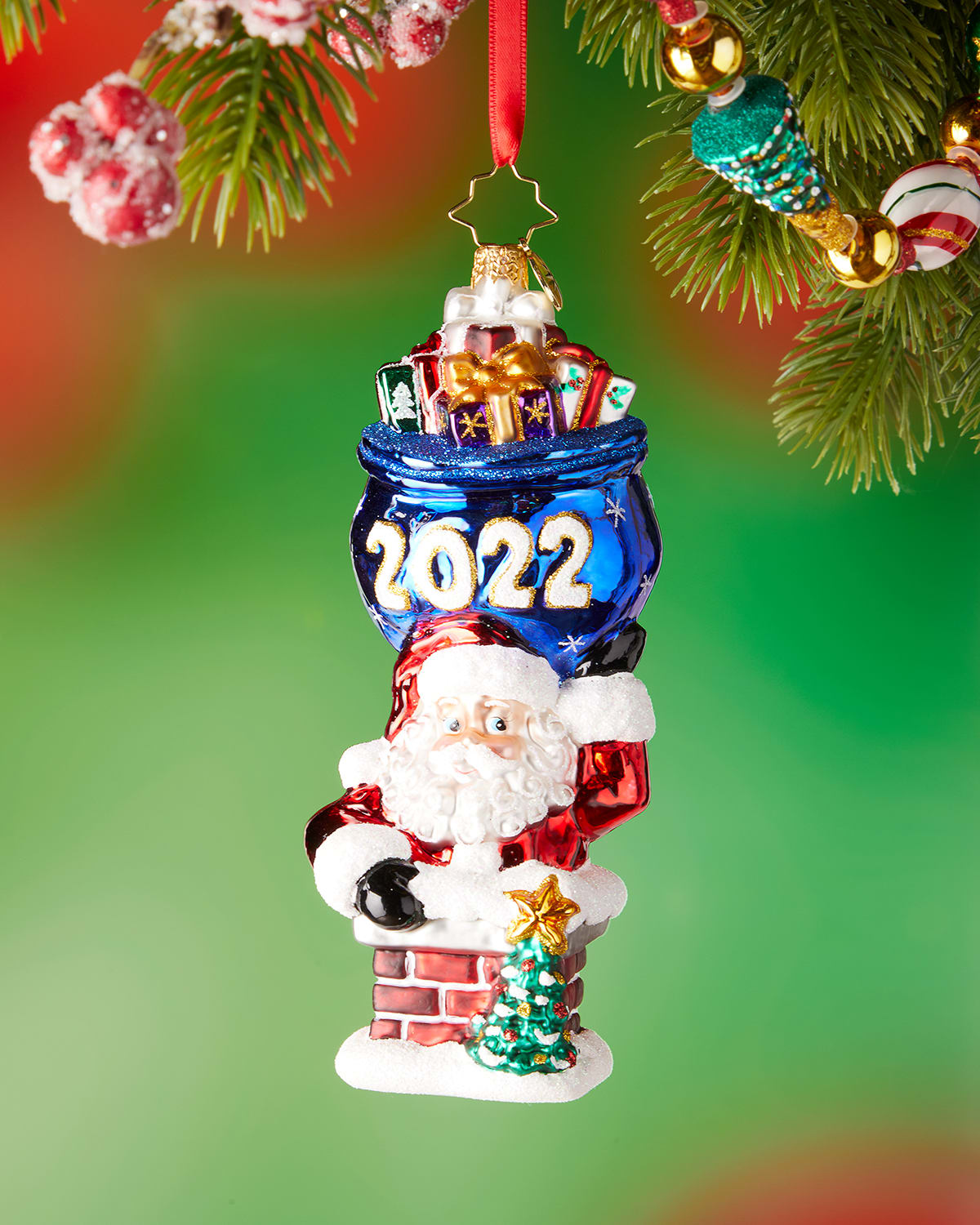 6" Santa's Special Delivery Christmas Ornament