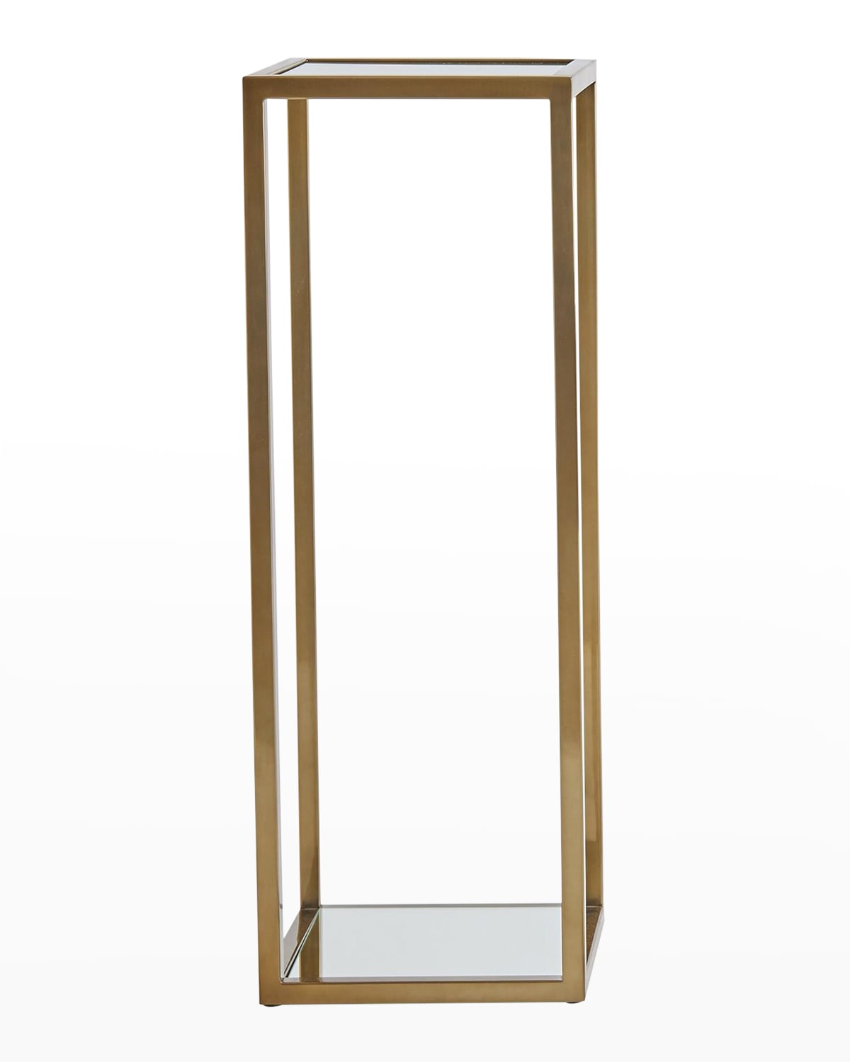 Global Views Escher Pedestal Planter In Brown