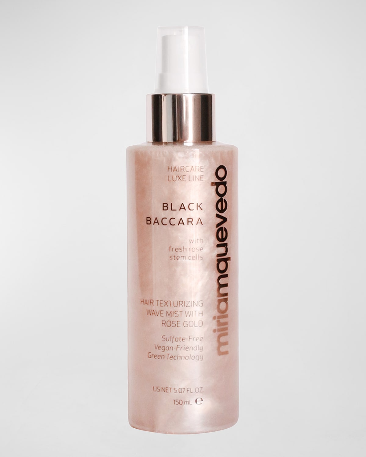 Black Baccara Hair Texturizing Wave Mist with Rose Gold, 5 oz./150mL