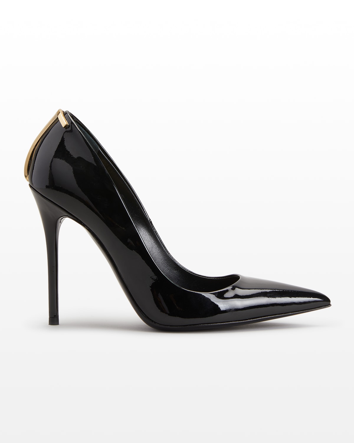 Tom Ford T-hardware 105 Patent-leather Pumps In Black