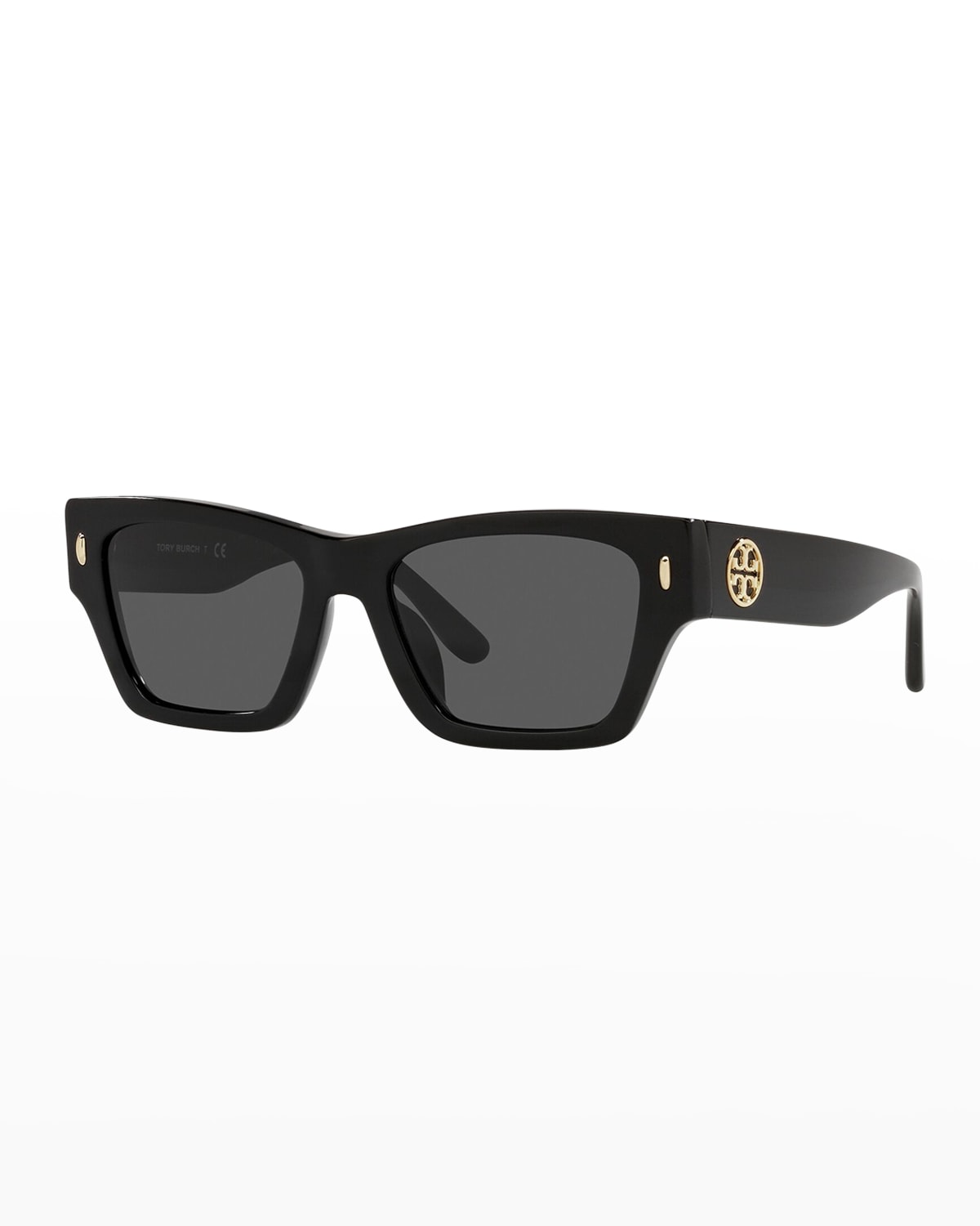 TORY BURCH RECTANGLE ACETATE SUNGLASSES