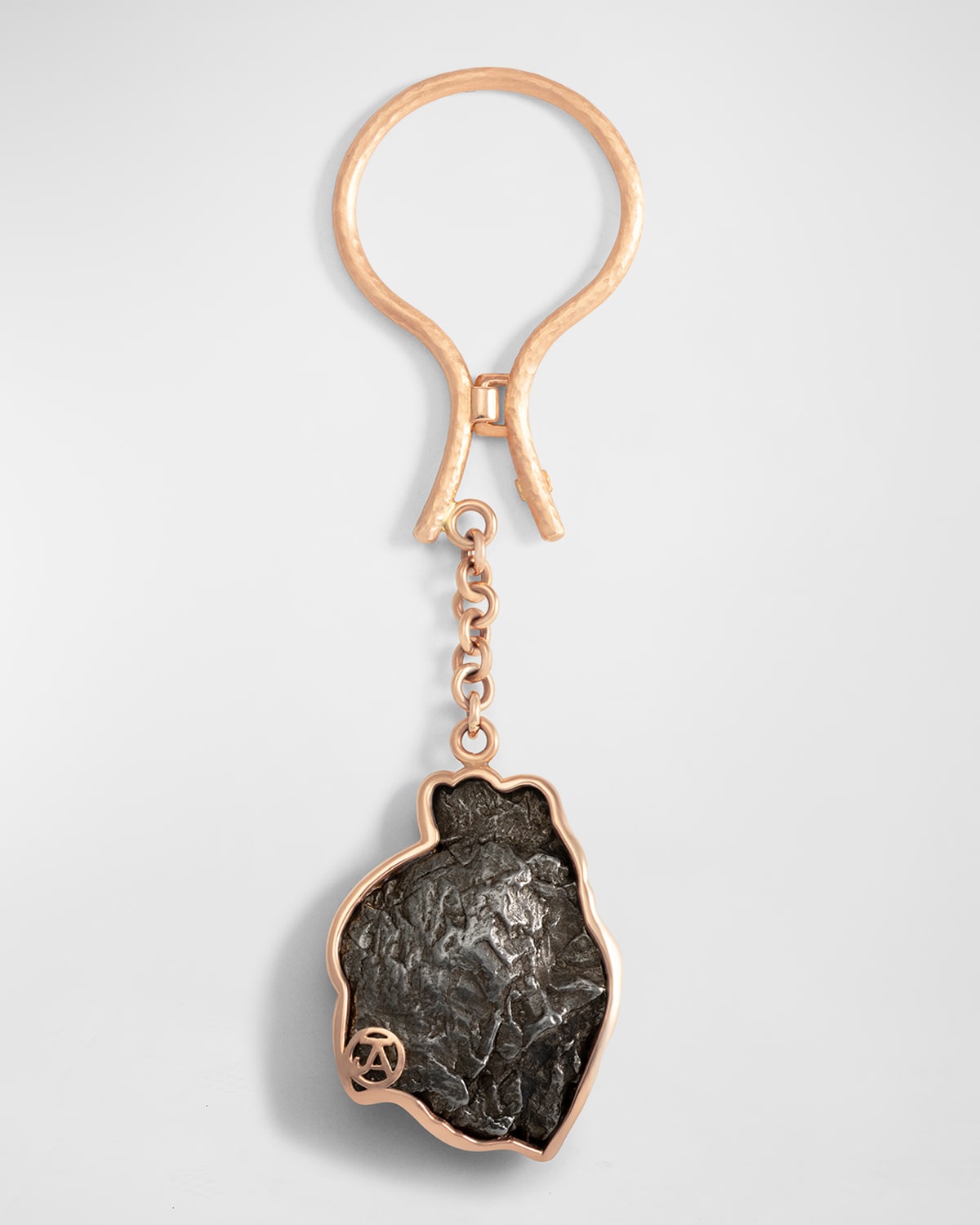 Jorge Adeler Men's 18k Rose Gold Sikhote-alin Meteorite Keychain