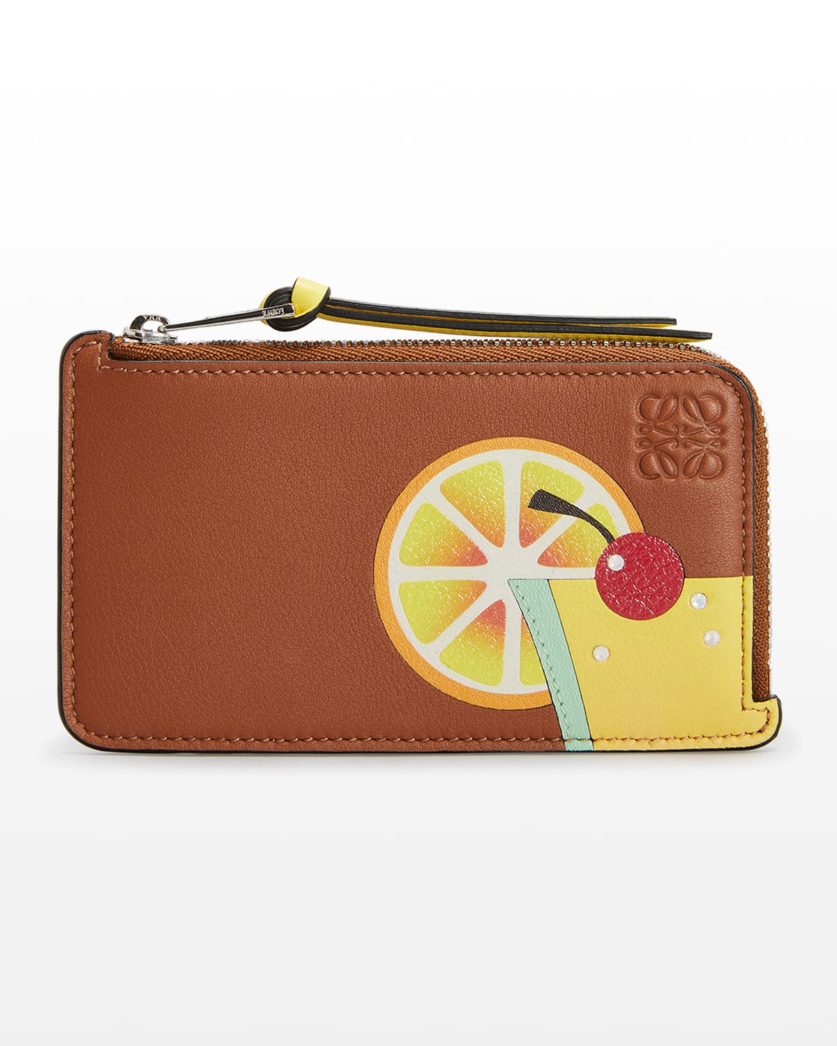 x Paula's Ibiza Cocktail Zip Leather Coin Card Holder