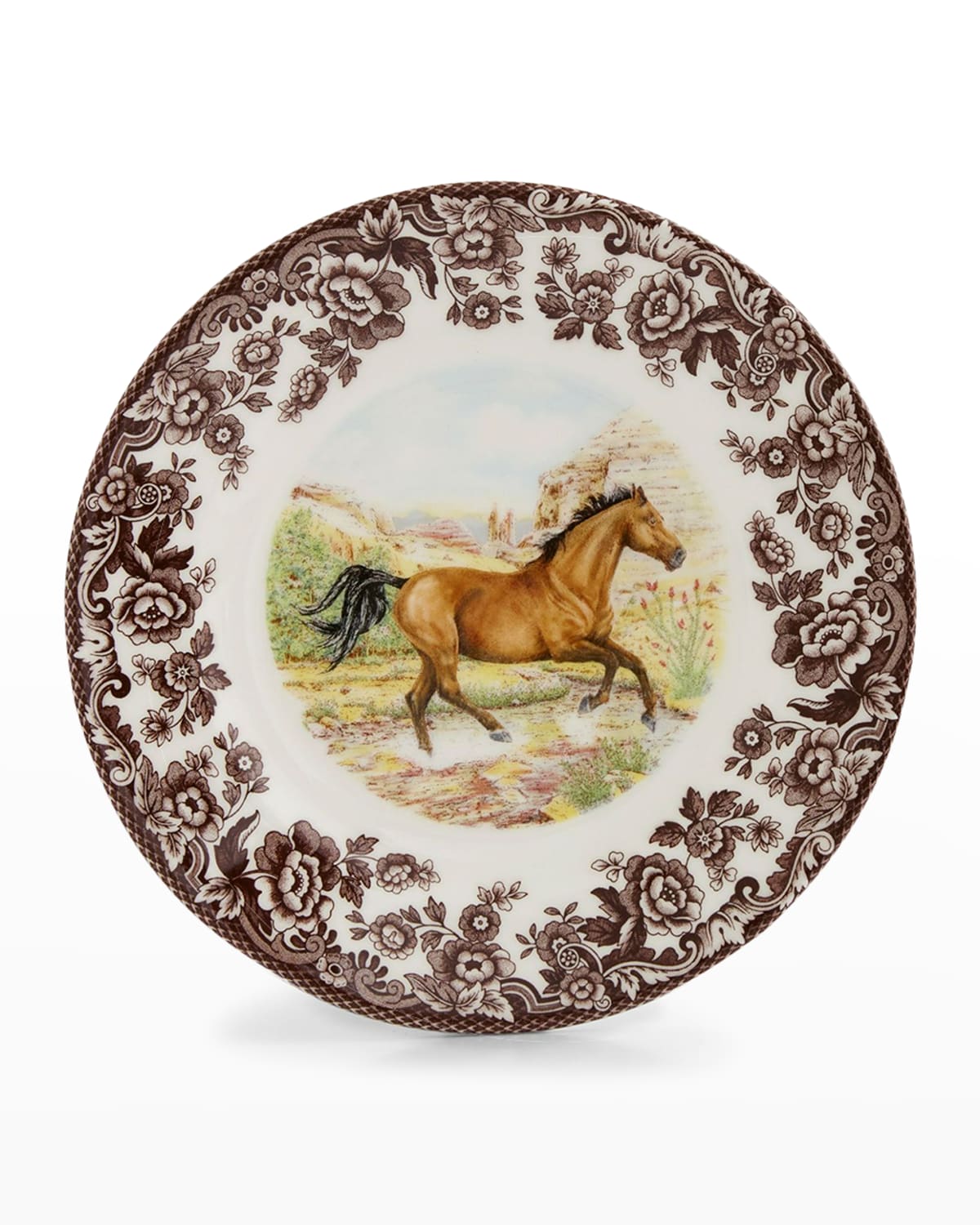 Spode American Quarter Horse Salad Plate