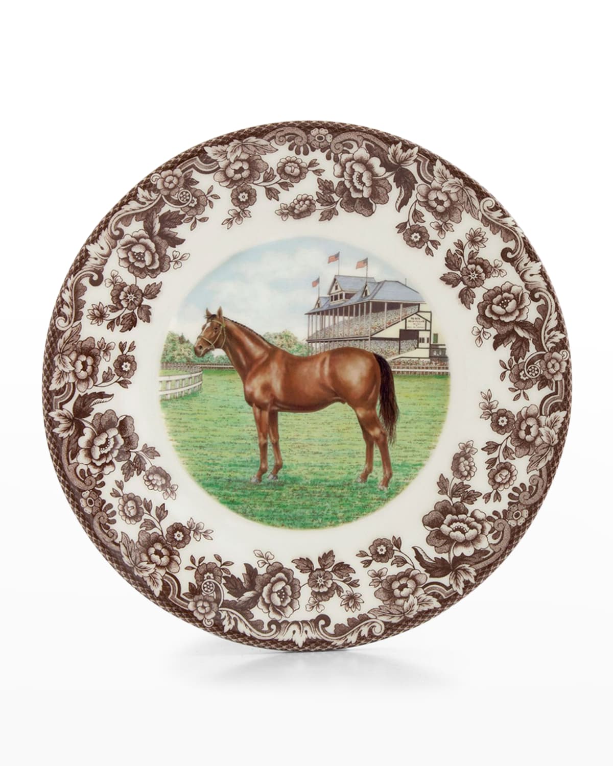 Spode Thoroughbred Horse Salad Plate
