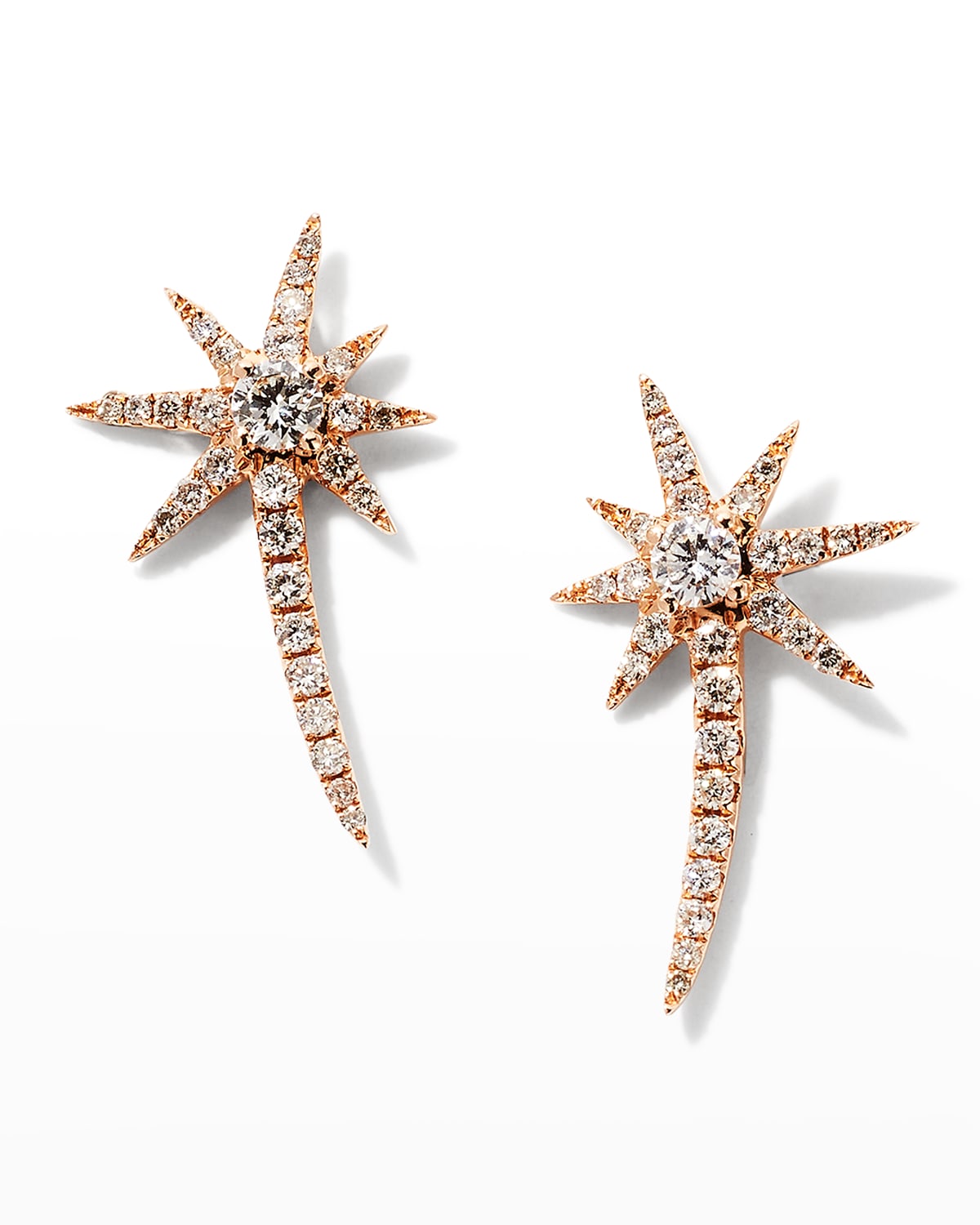 Yellow Shooting Starburst Earrings