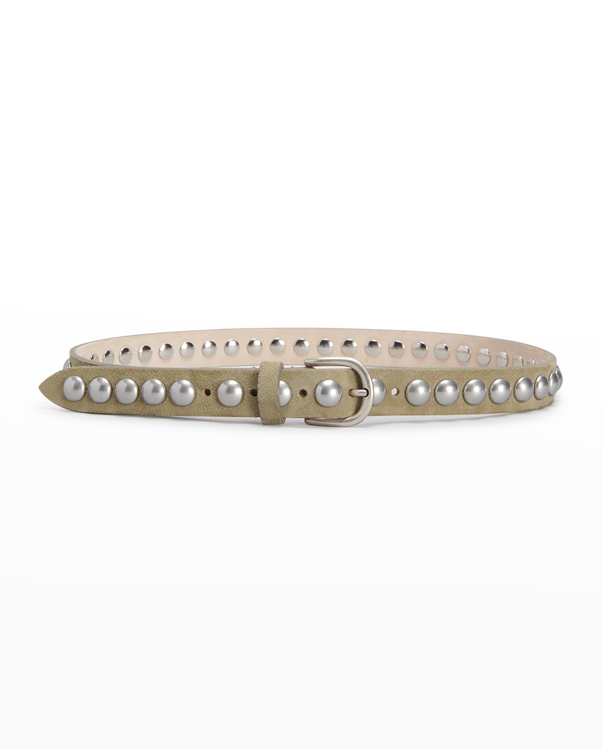 ISABEL MARANT ZAP STUDDED SUEDE BELT