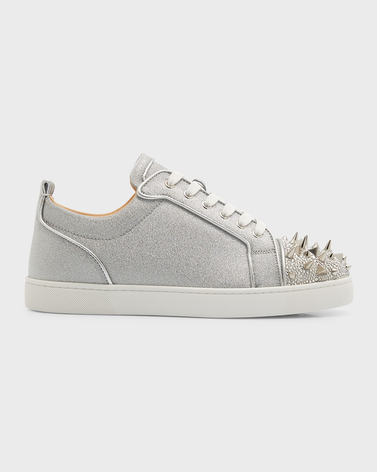 Christian Louboutin Men s Louis Junior Spiked Glitter Sneakers Smart Closet