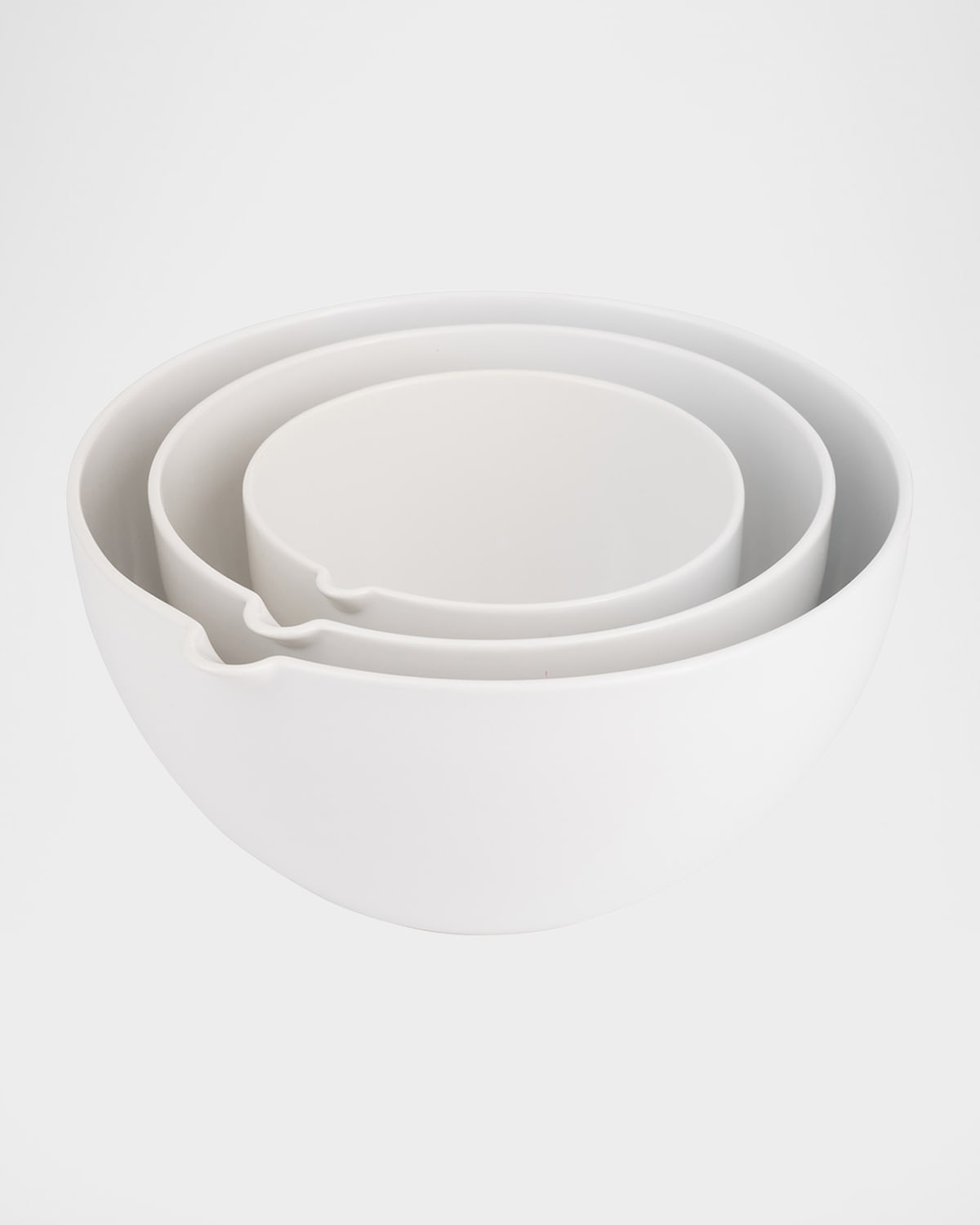 Nambe Nambé Duets Set Of 3 Nesting Mixing Bowls In Brown
