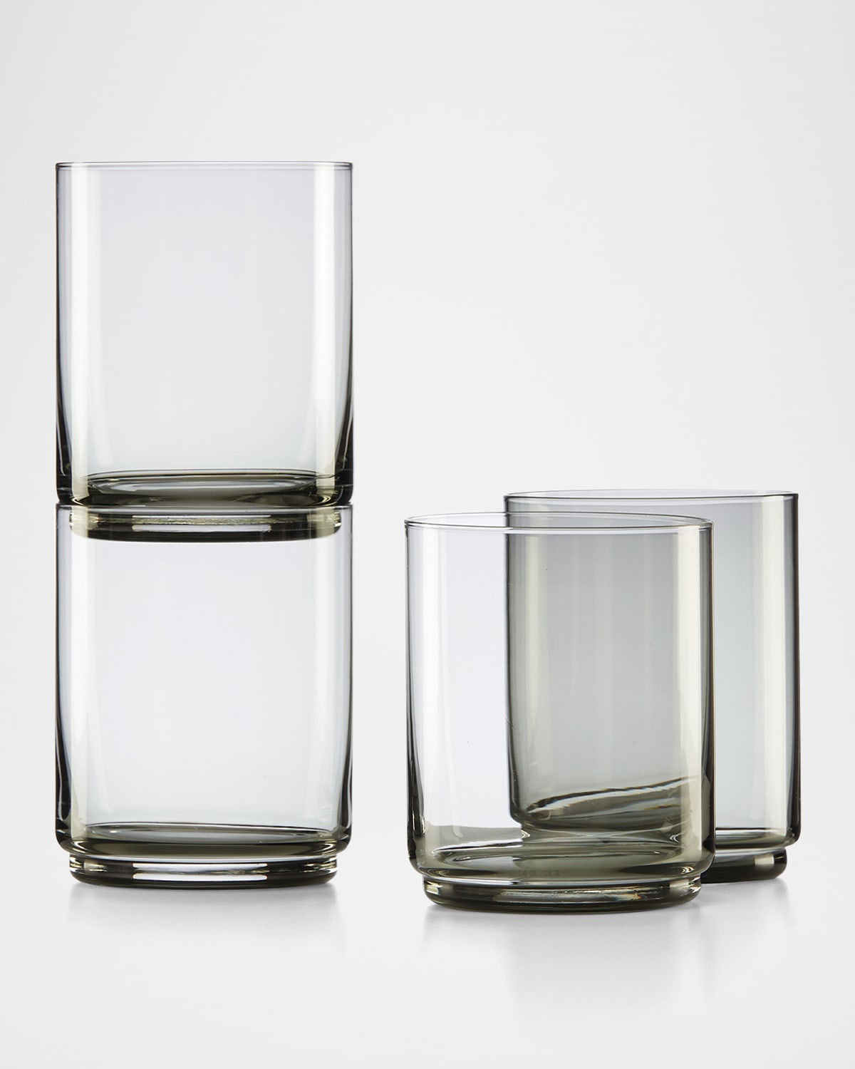 Lenox Set Of 4 Tuscany Classics Stackable Short Glasses In Black