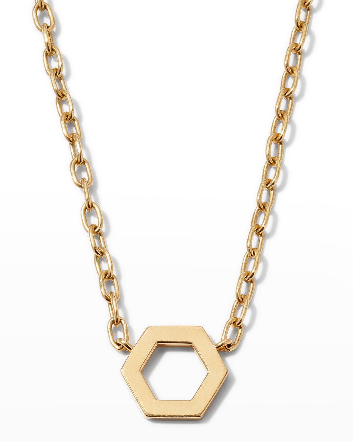 18K Yellow Gold Foundation Necklace, 18"L