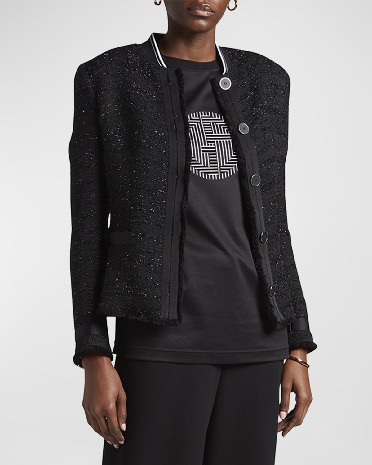 Armani cheap tweed jacket