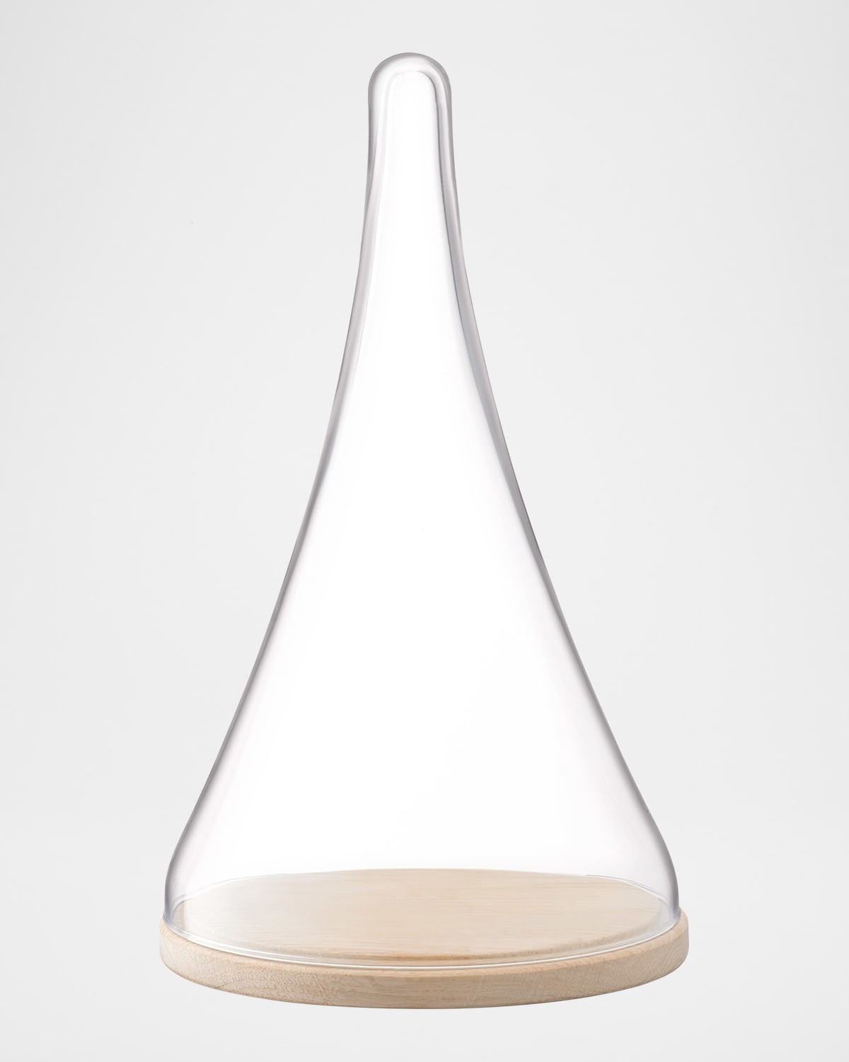 Lsa Cloche Dome & Oak Vase