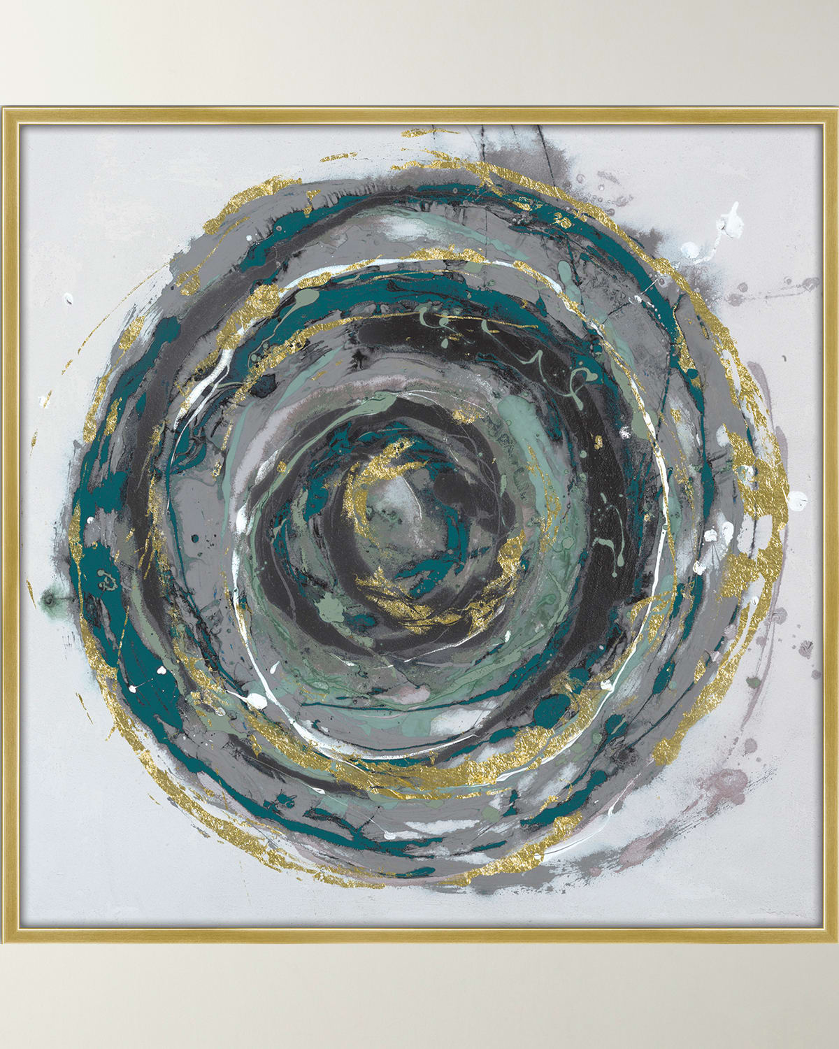 Shop Prestige Arts Circular Motion Giclee On Canvas In Multi