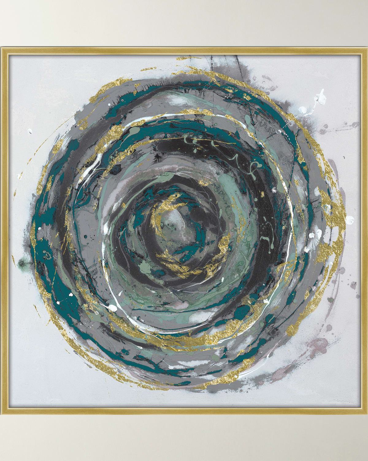 Prestige Arts Circular Motion Giclee On Canvas In Multi