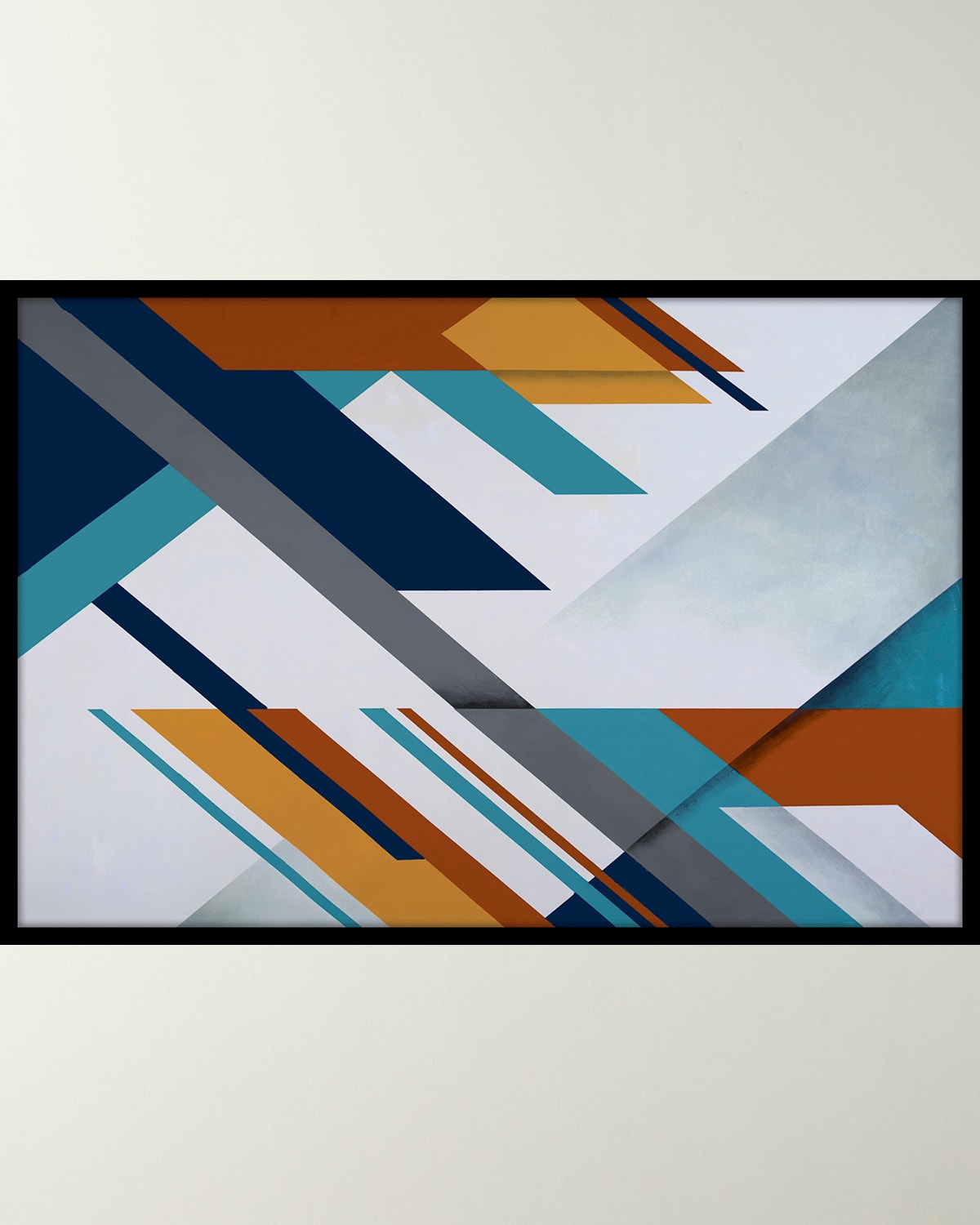 Shop Prestige Arts Edges Giclee On Canvas In Multi