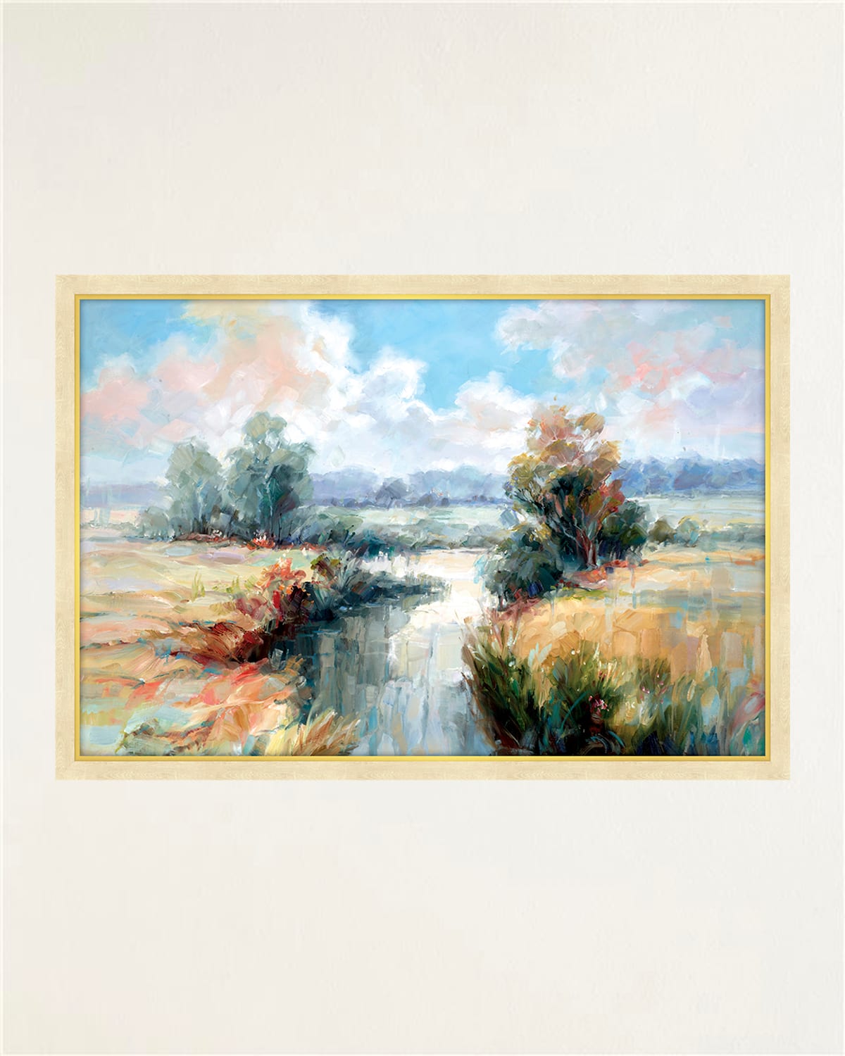 Shop Prestige Arts Follow The River Giclee On Canvas In Multi