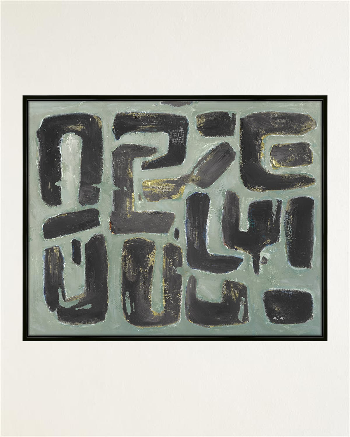 Ati Eclectic Patches Giclee On Canvas