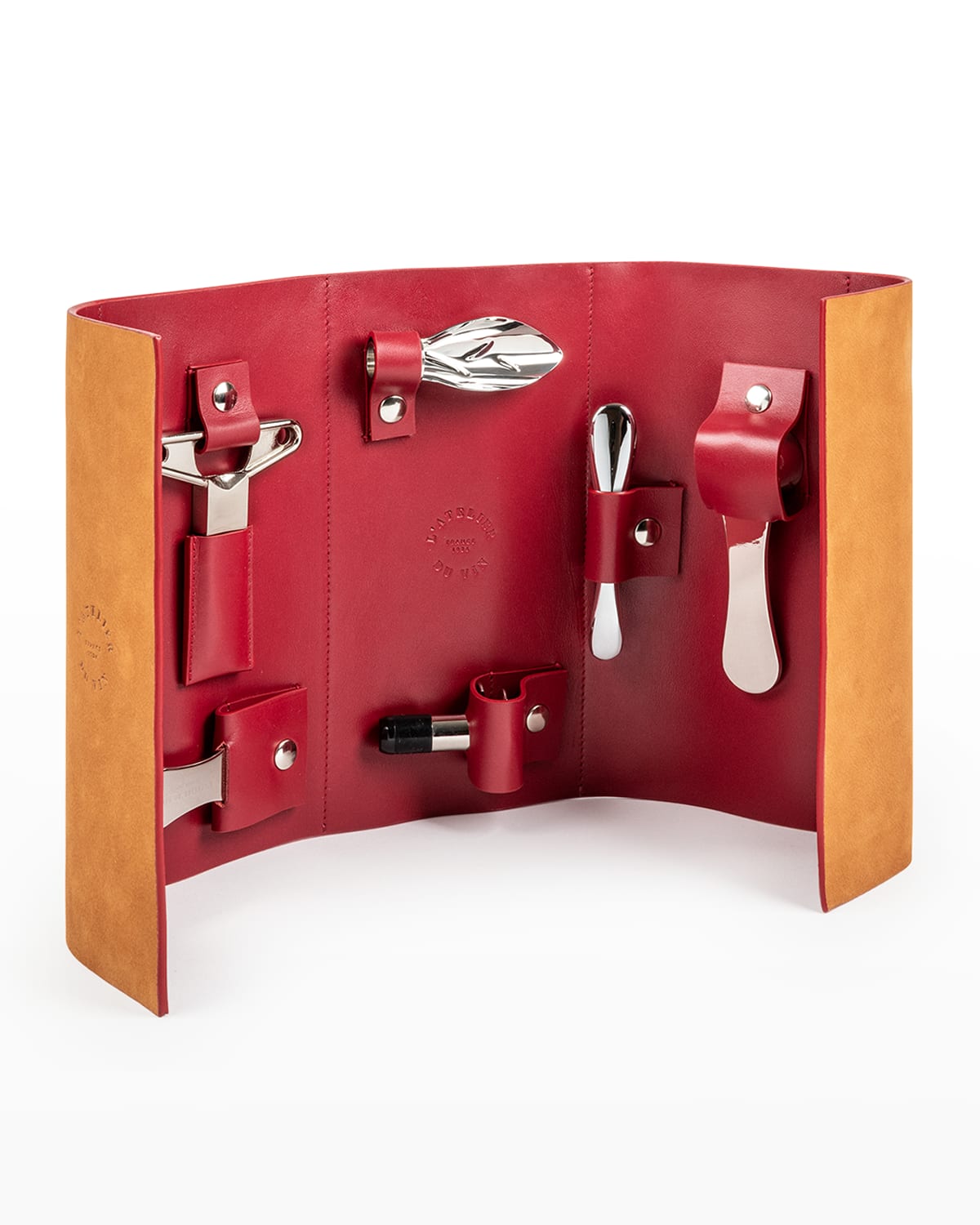 L'atelier Du Vin Oeno Collection Nomad Bar Tools Gift Set In Red