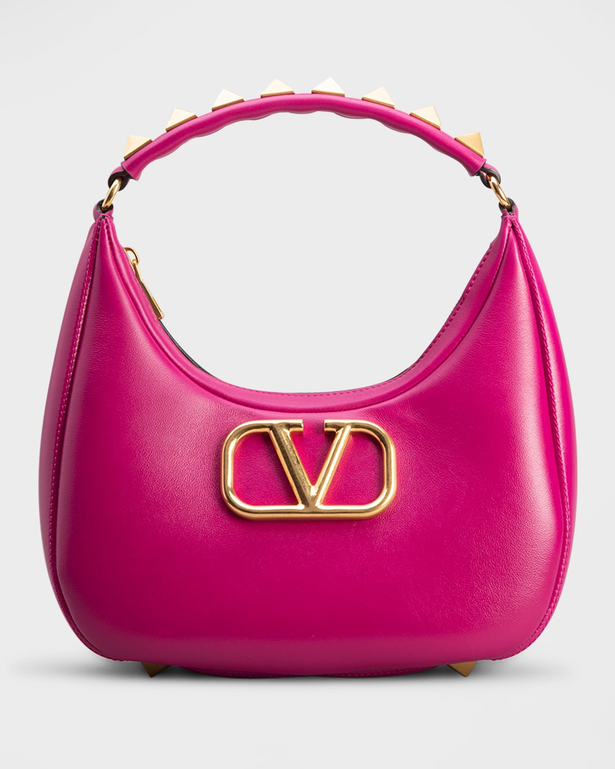 Valentino Garavani Pink VLogo Stud Bag
