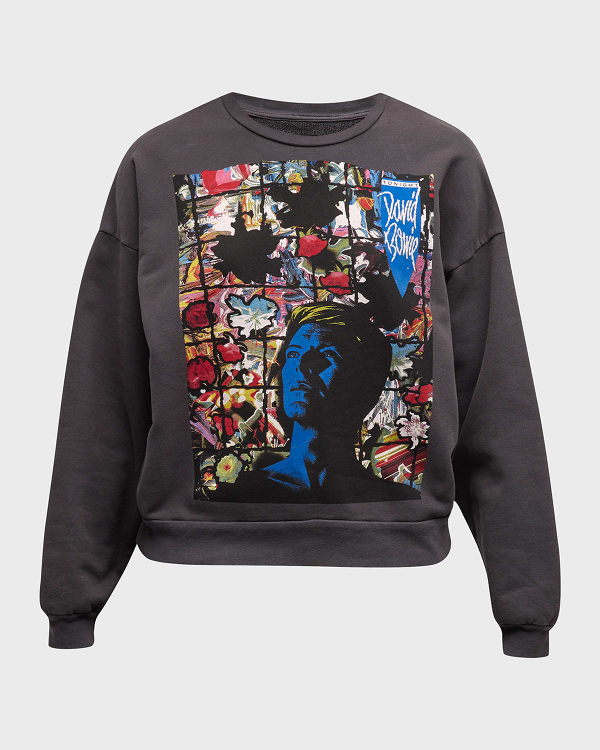 Shop Mother The Drop Square Graphic Crewneck Sweatshirt In Tonight