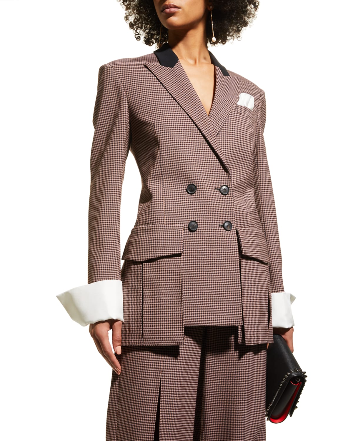 94598円 セール商品 Hellessy ファッション ブレザー Womens Hambro Belted Midi Double-Breasted Blazer Jacket