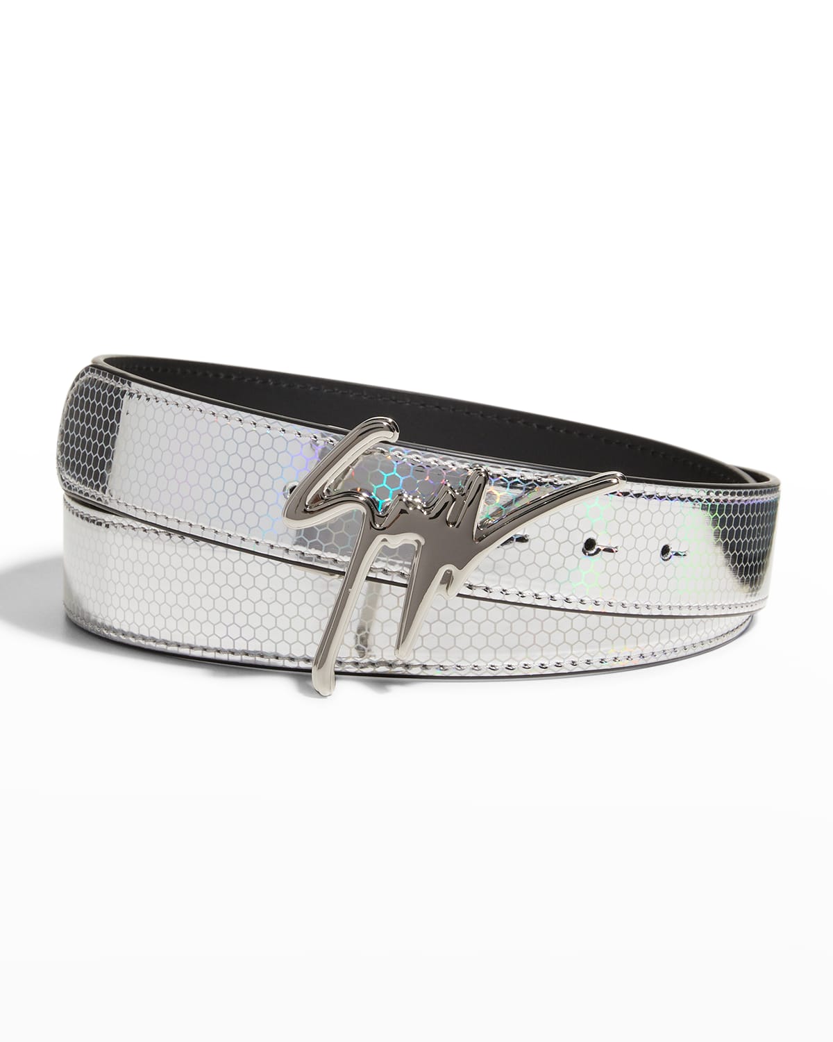 Men's Stilgar Argento Leather Belt