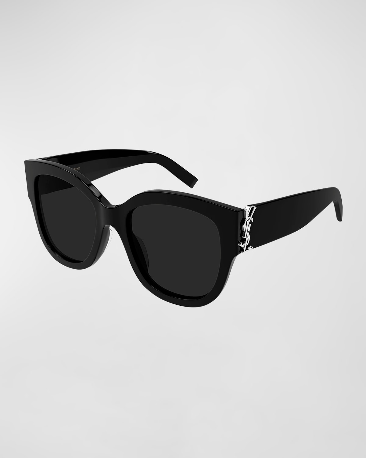 Saint Laurent 56mm Cat Eye Sunglasses In Black