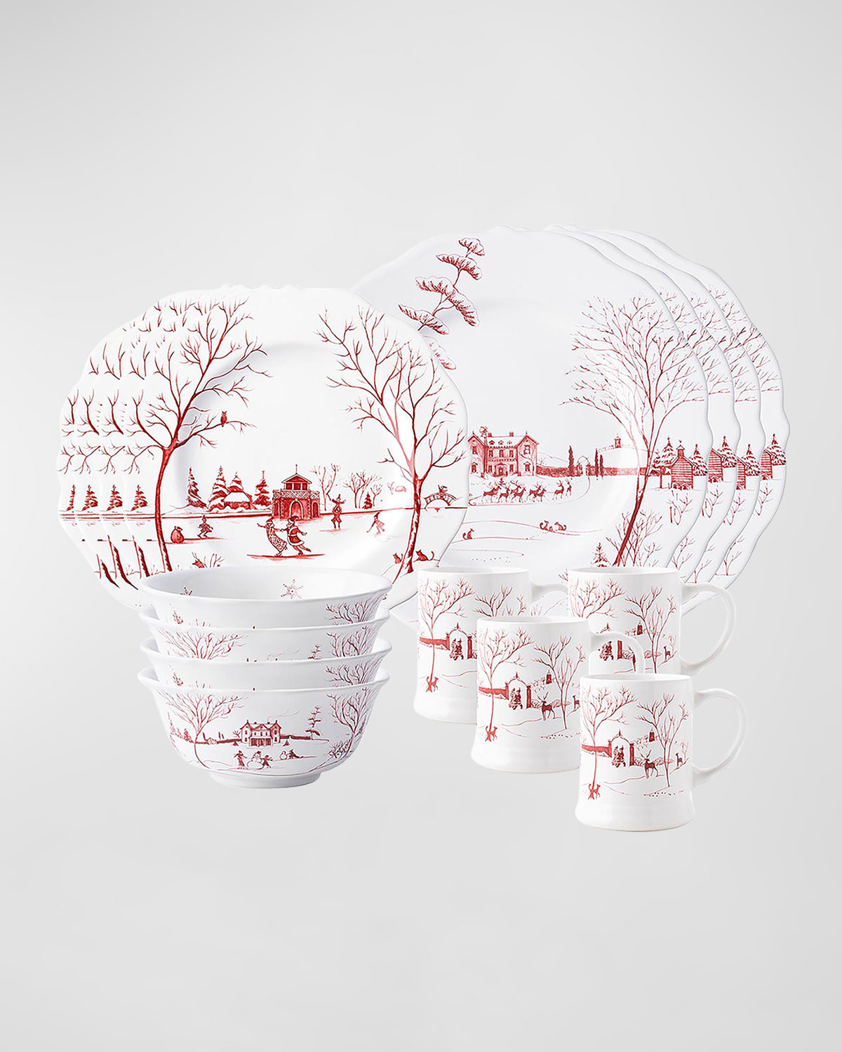 Juliska Country Estate Winter Frolic 16-piece Dinnerware Set