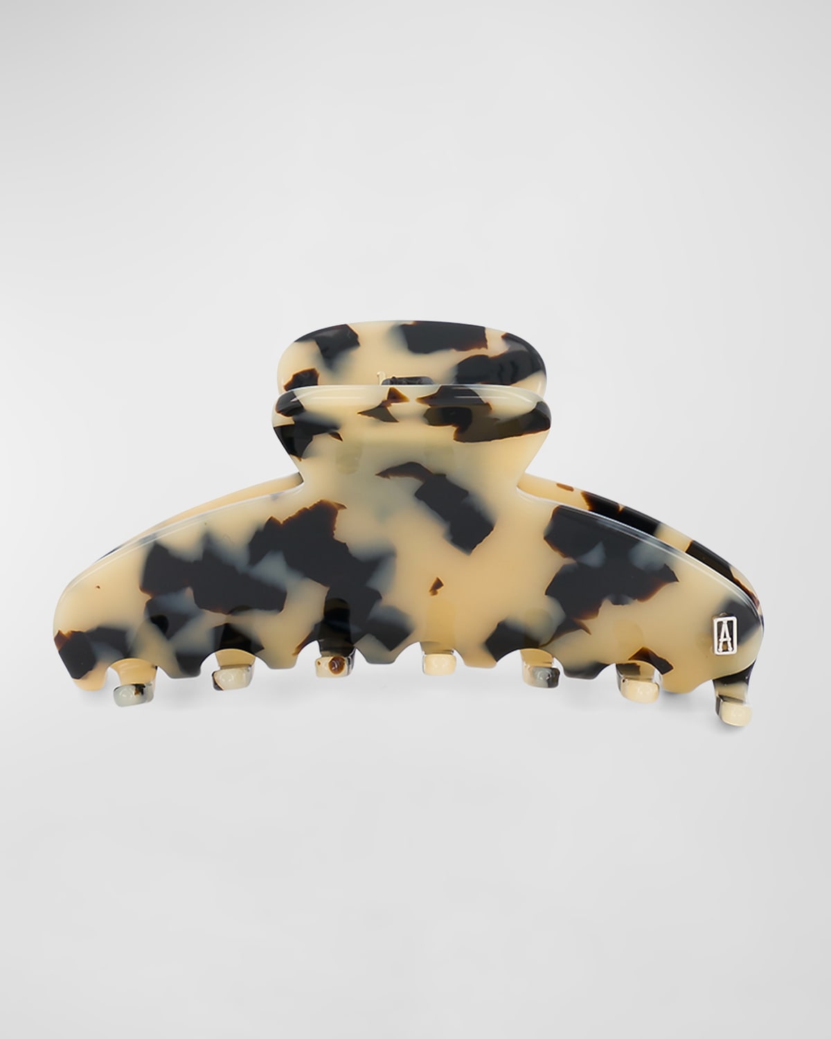 Alexandre De Paris Medium Acetate Jaw Clip In Light Tortoise