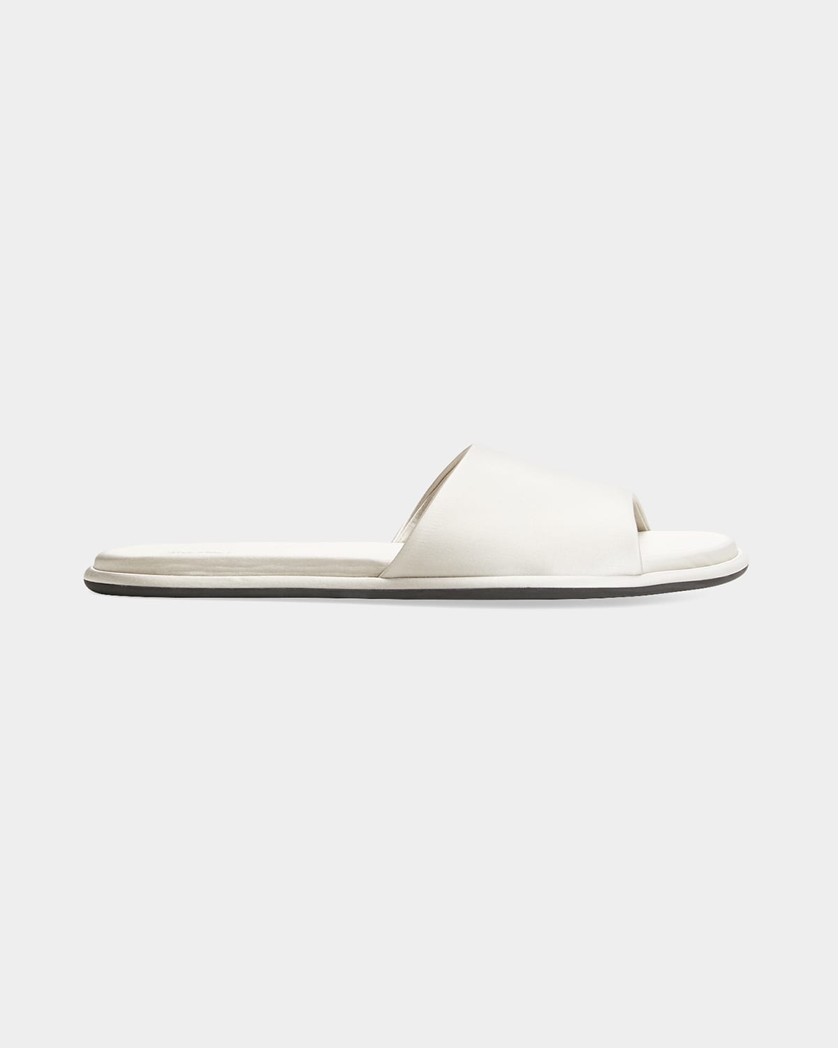 Canal Satin Flat Slippers