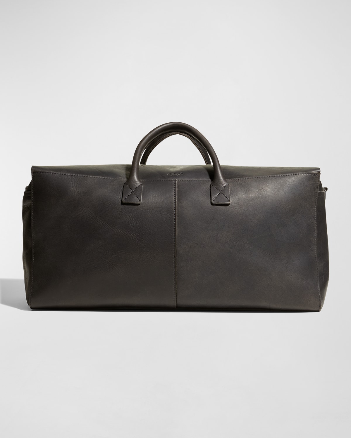 Men's Leather Utility Duffle Bag