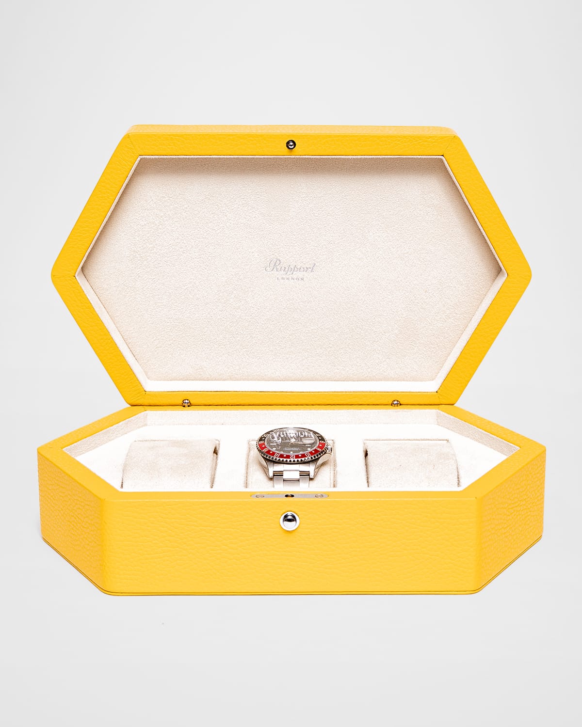 Shop Rapport Portobello Watch Box In Yellow