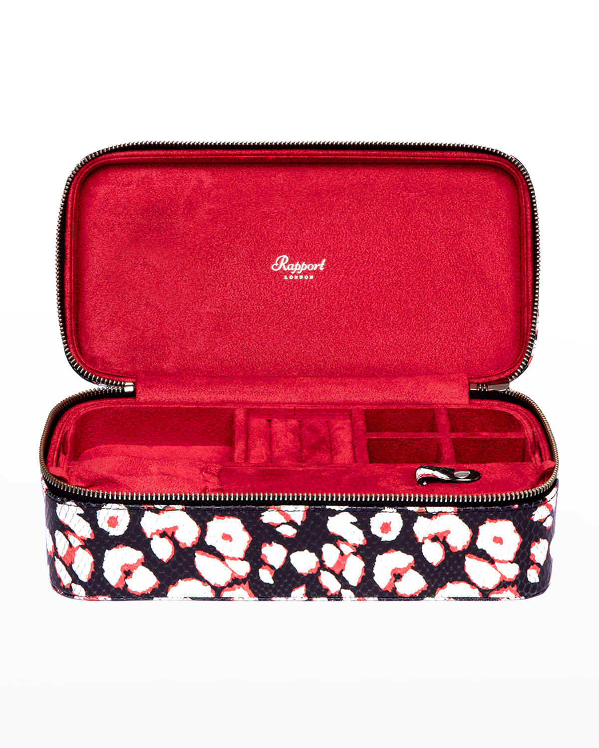 Rapport Sloane Jewelry Zip-up Case In Rose