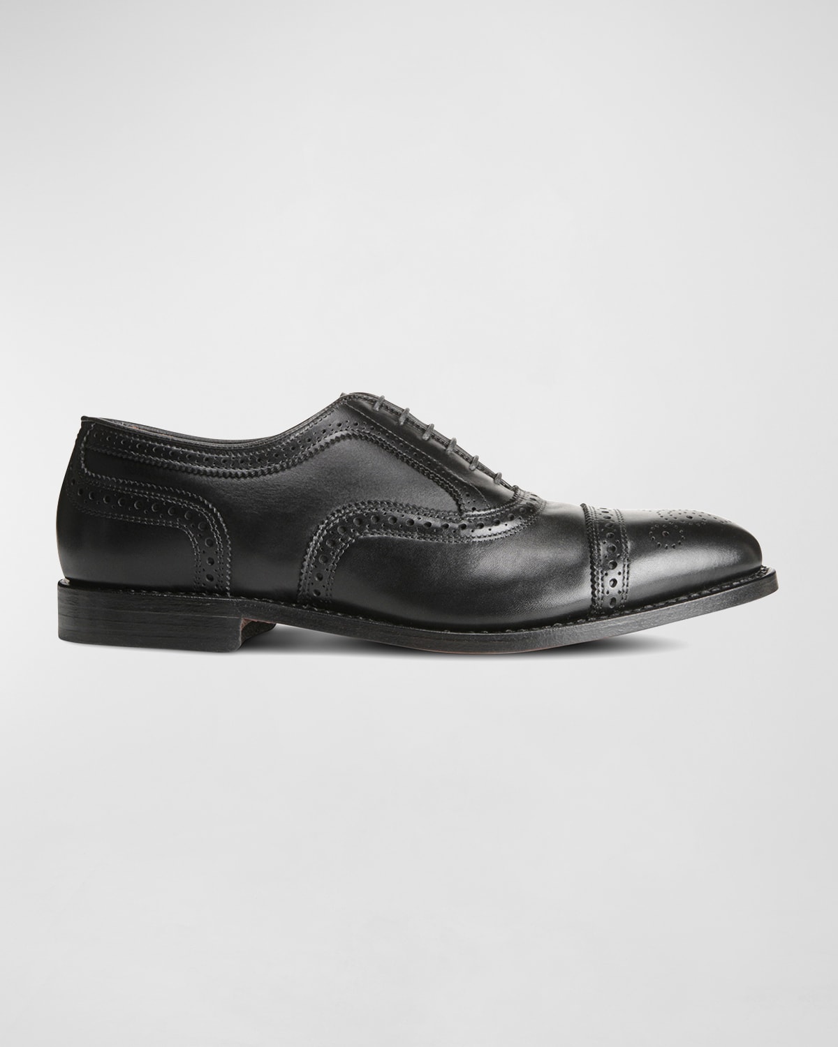 Shop Allen Edmonds Men's Strand Leather Oxfords In Black