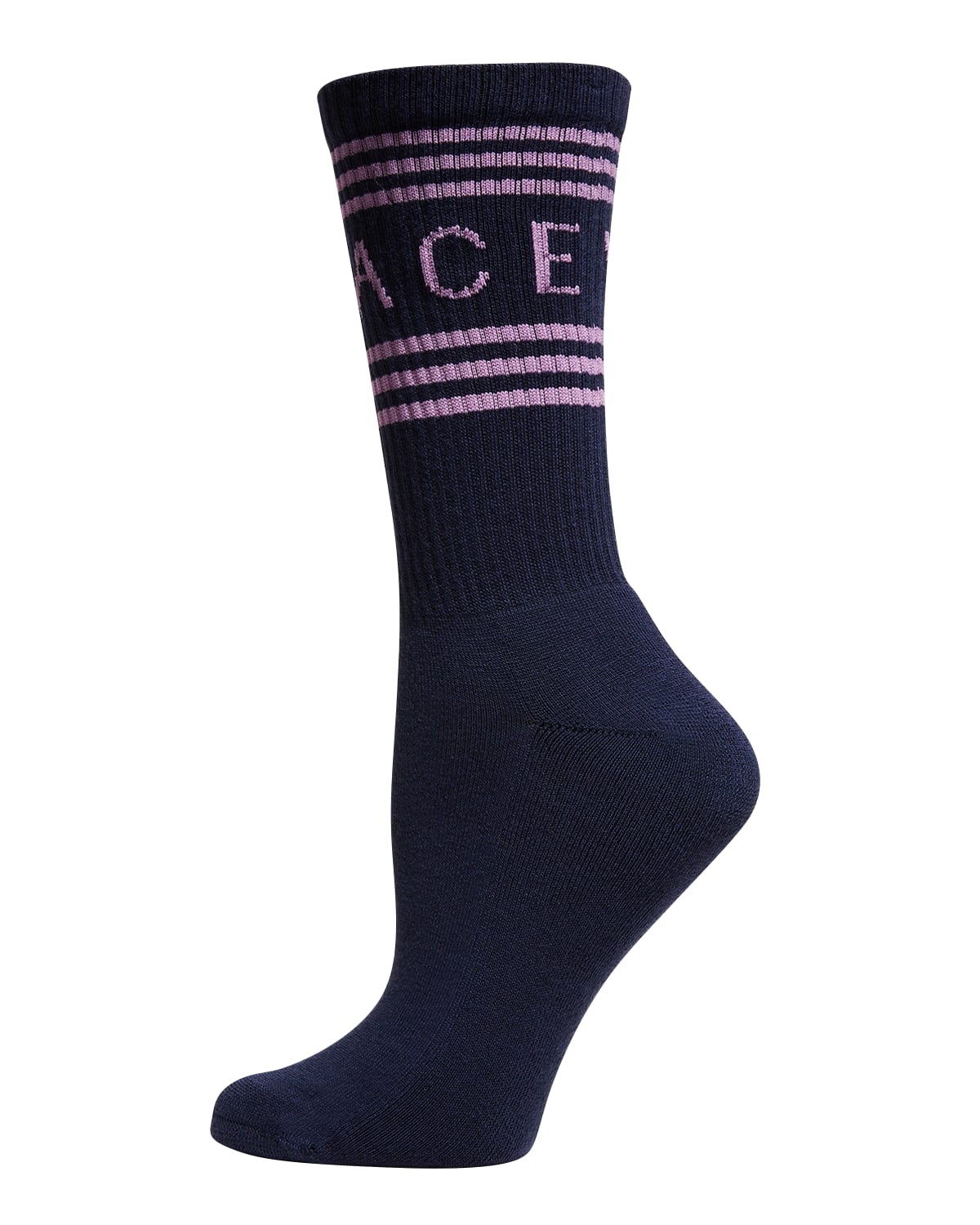 Versace Striped Logo Athletic Socks