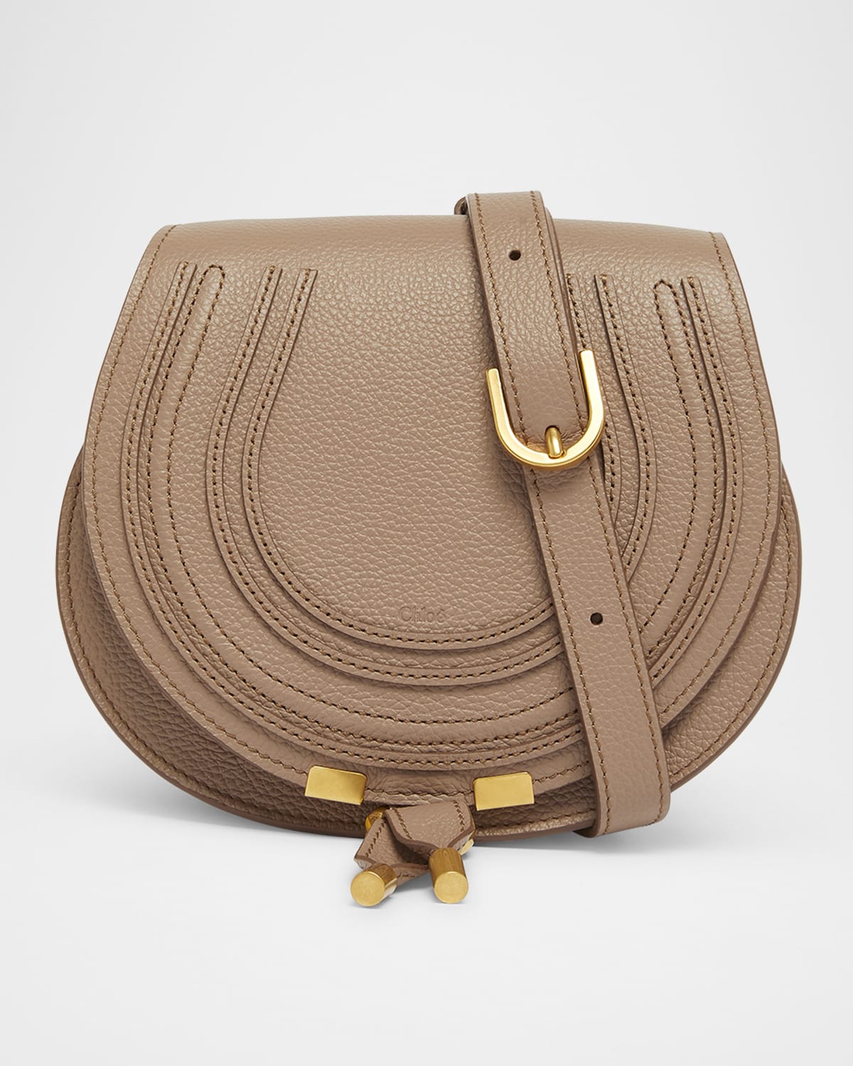 Chloé Marcie Small Crossbody Bag In Grained Calfskin