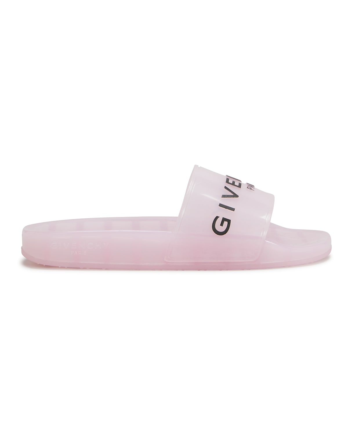Givenchy Transparent Logo Pool Sandals