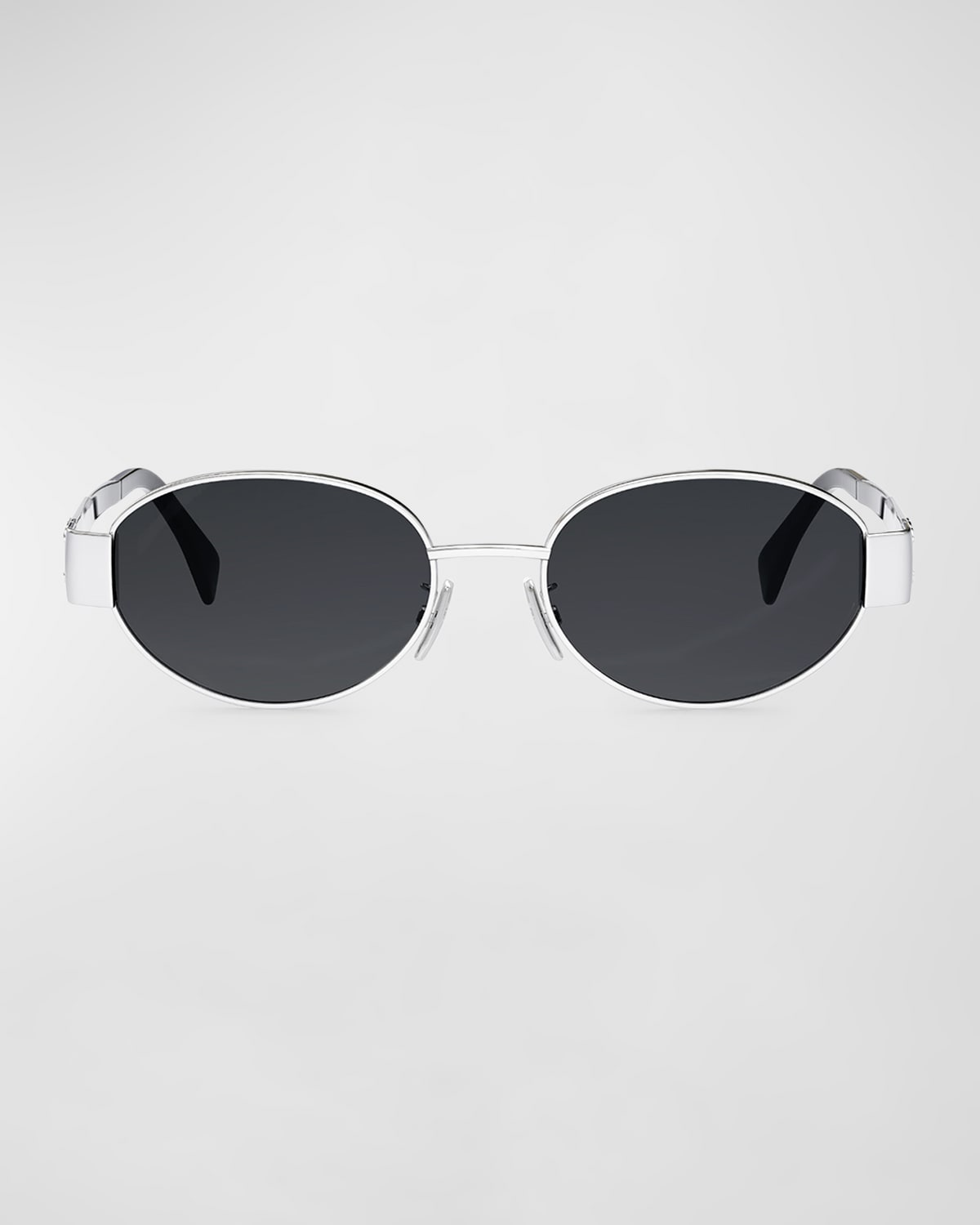 CELINE TRIOMPHE OVAL METAL SUNGLASSES