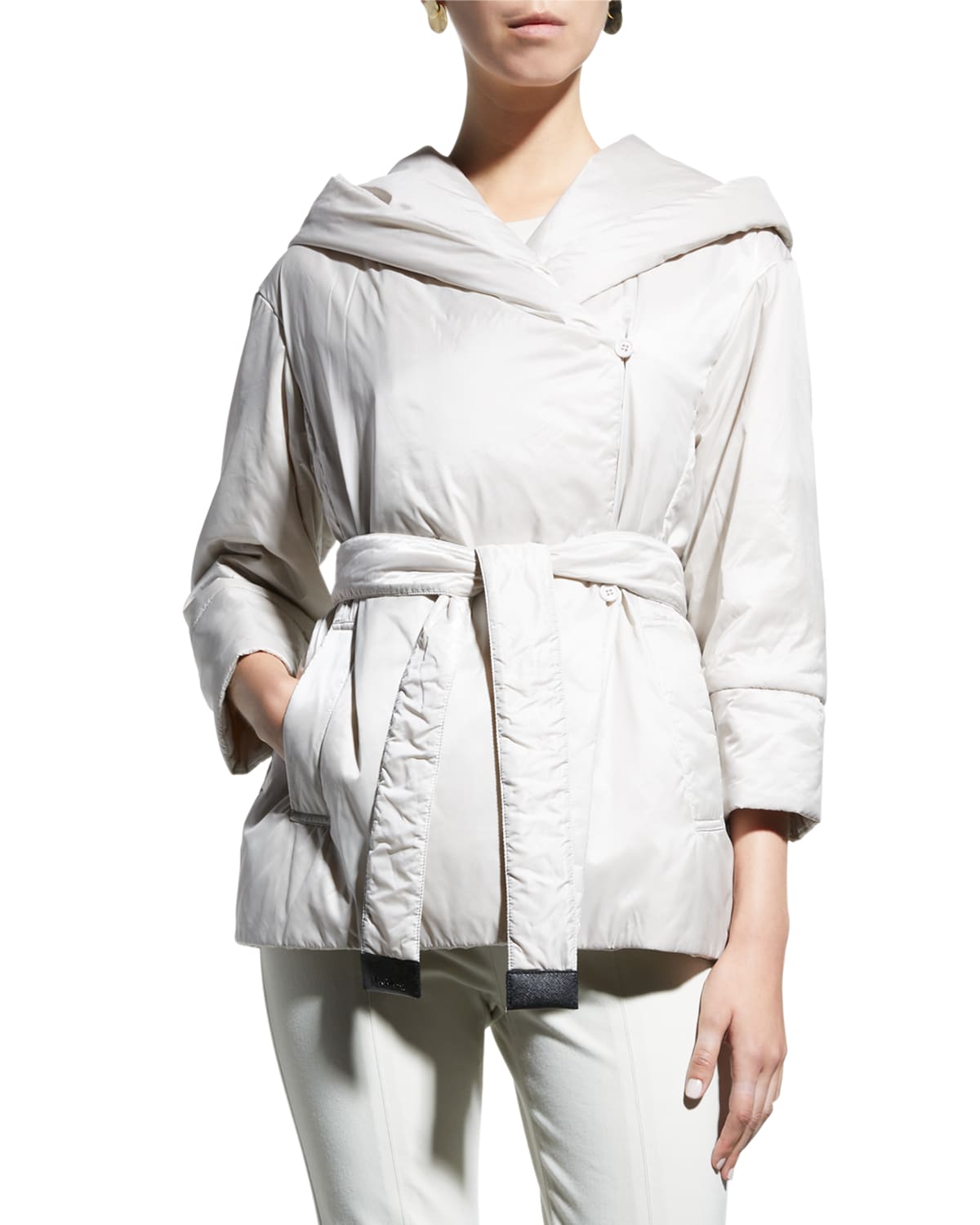 Max Mara Greenpa Puffer Jacket - The Cube In Sabbia