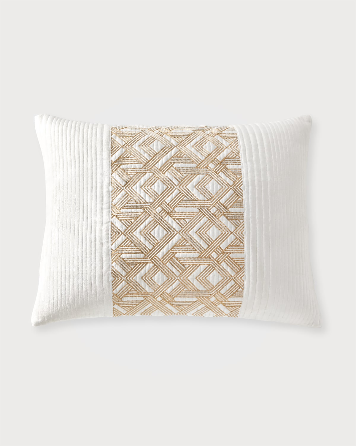 Callisto Home Toronto Channel Standard Sham In Crgo