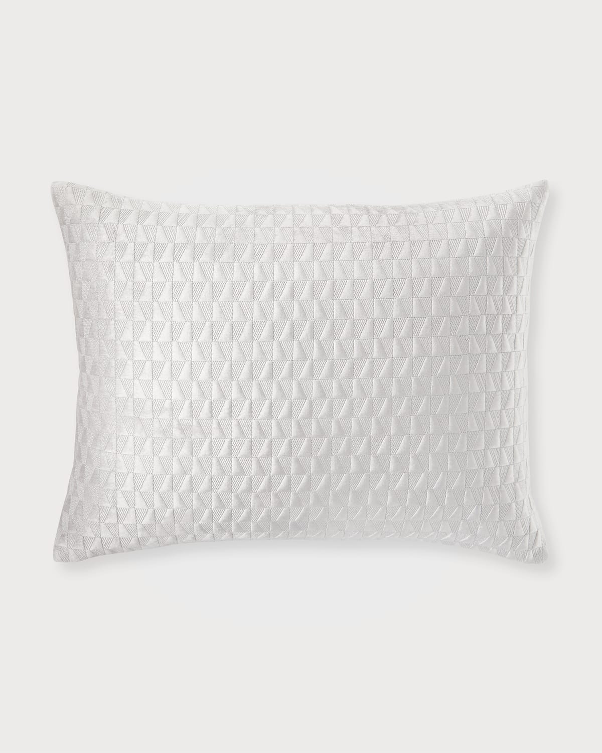 Callisto Home Marconi Geometric Velvet Standard Sham