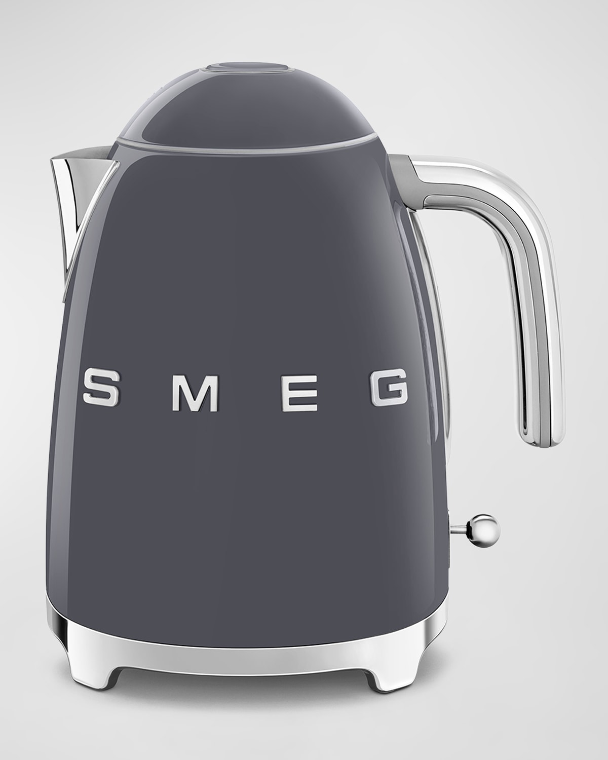 Shop Smeg Retro Electric Kettle, Polished White In Gray