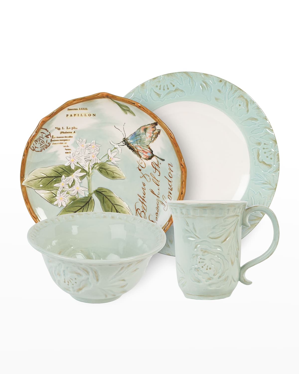 Toulouse Green 4-Piece Place Setting