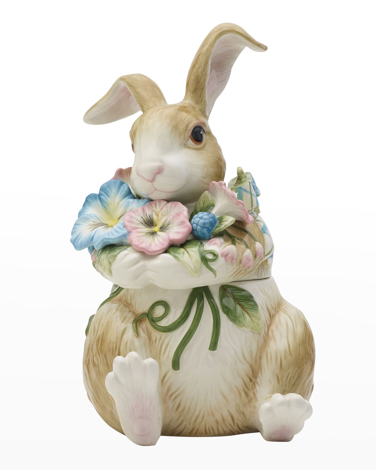 Fitz And Floyd Toulouse Rabbit Cookie Jar In Assorted