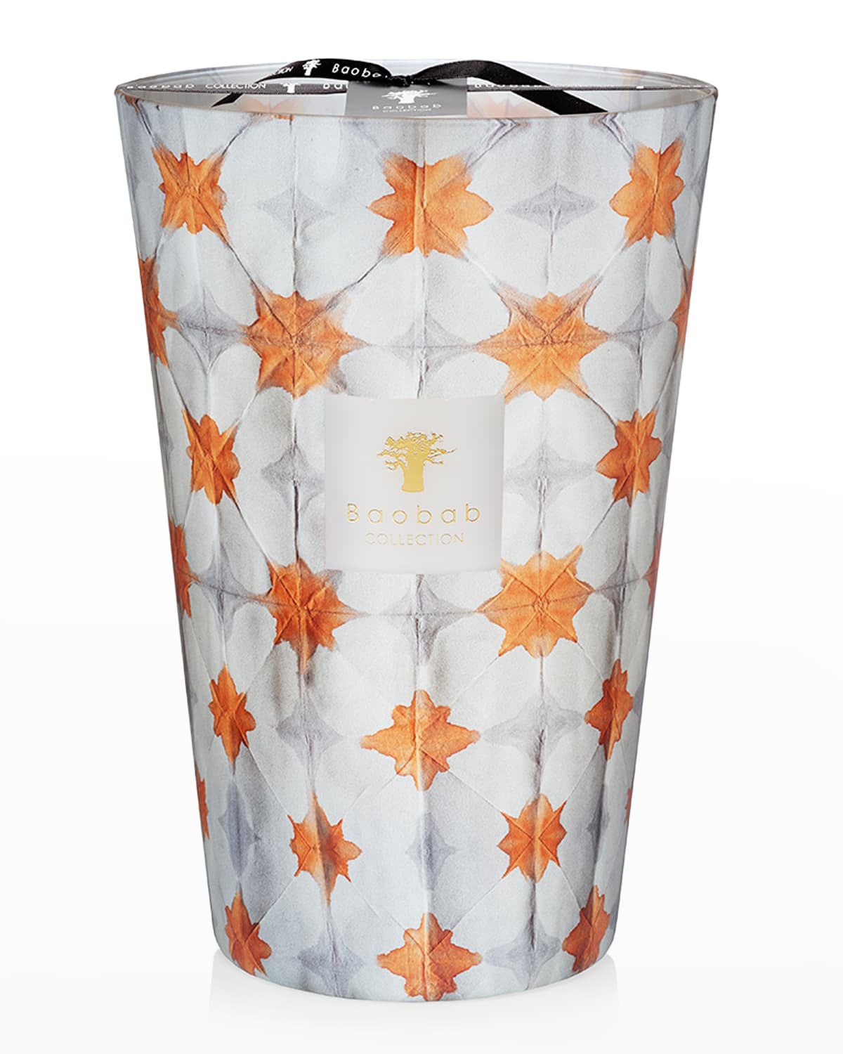Baobab Collection 10 Kg Odyssee Calypso Max35 Candle In White And Orange