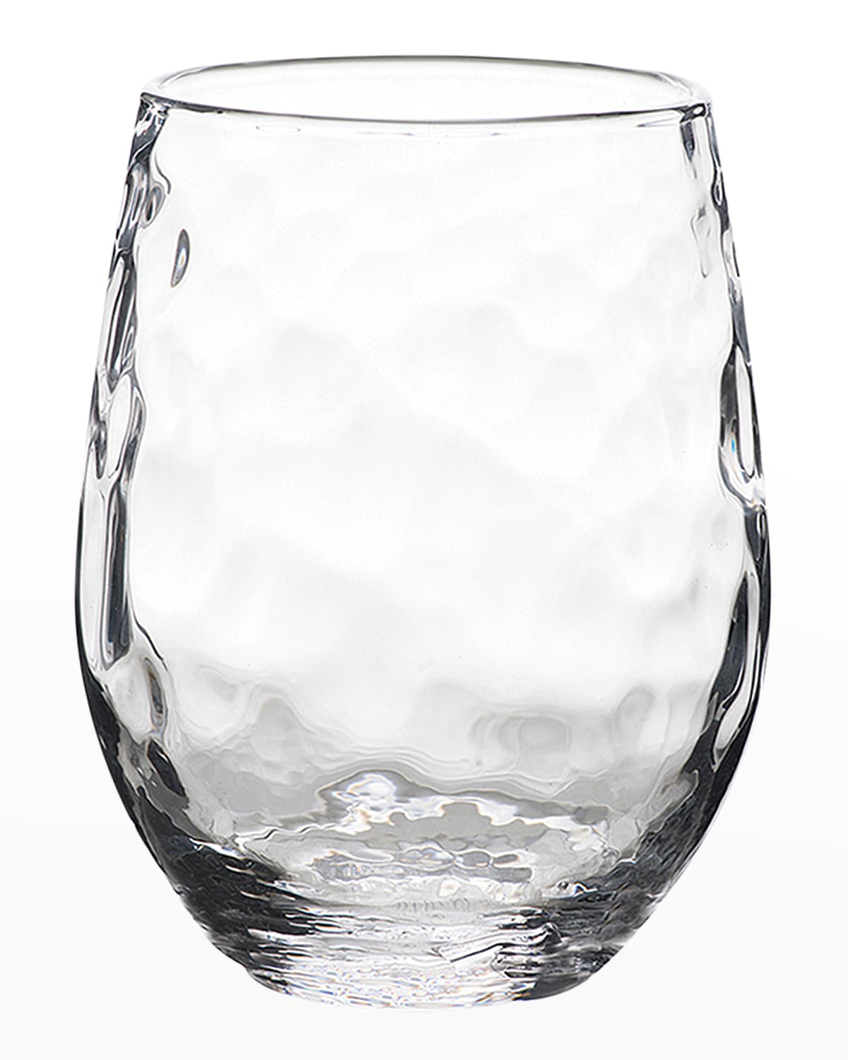 Juliska Puro Stemless White Wine Glass In Clear