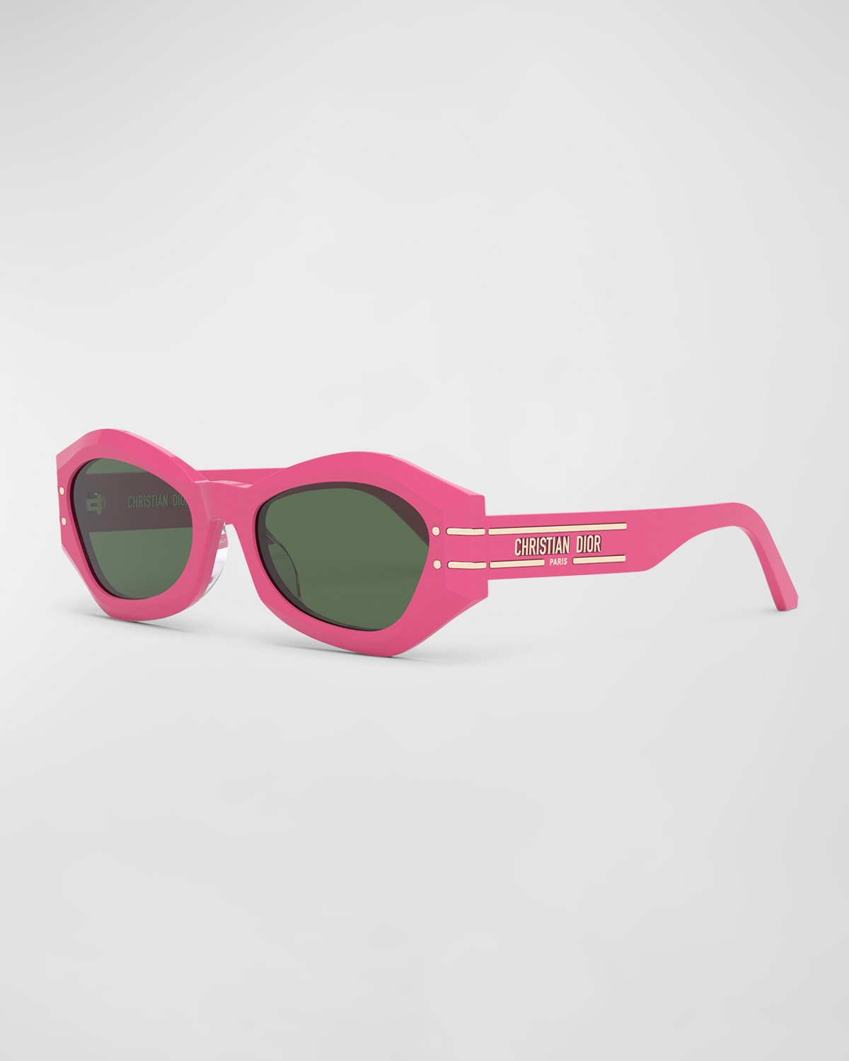 Dior Signature B1u 55mm Butterfly Sunglasses In Shiny Pink