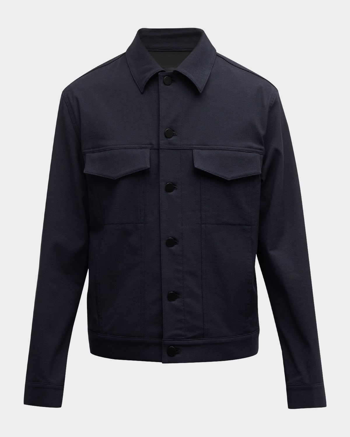 Theory Men's The River Jacket In Neoteric Twill In Dark Navy